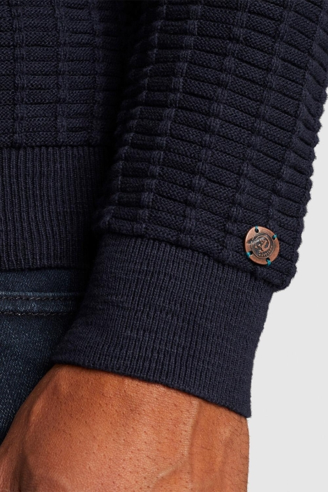 Cast Iron crewneck casual stripe crewneck
